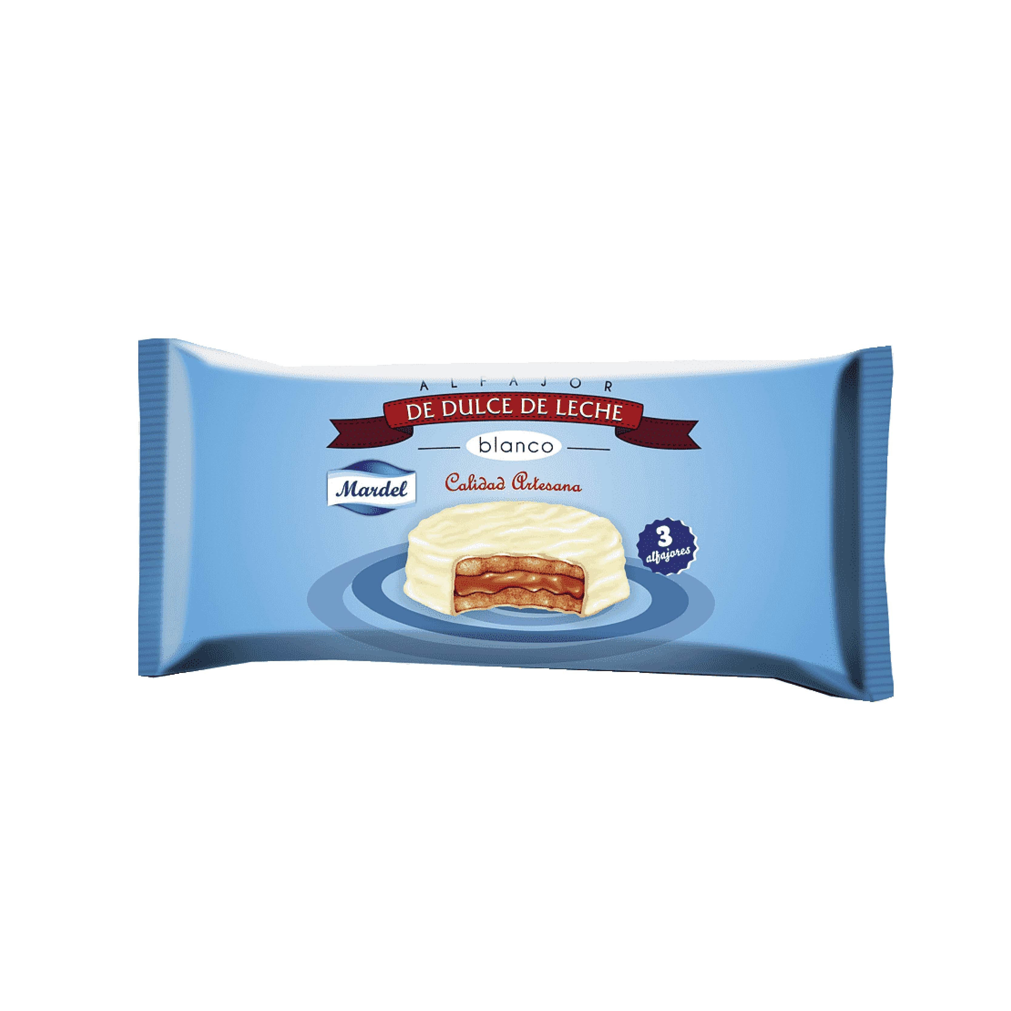 ALFAJOR BLANCO MARDEL 3UNI 150G