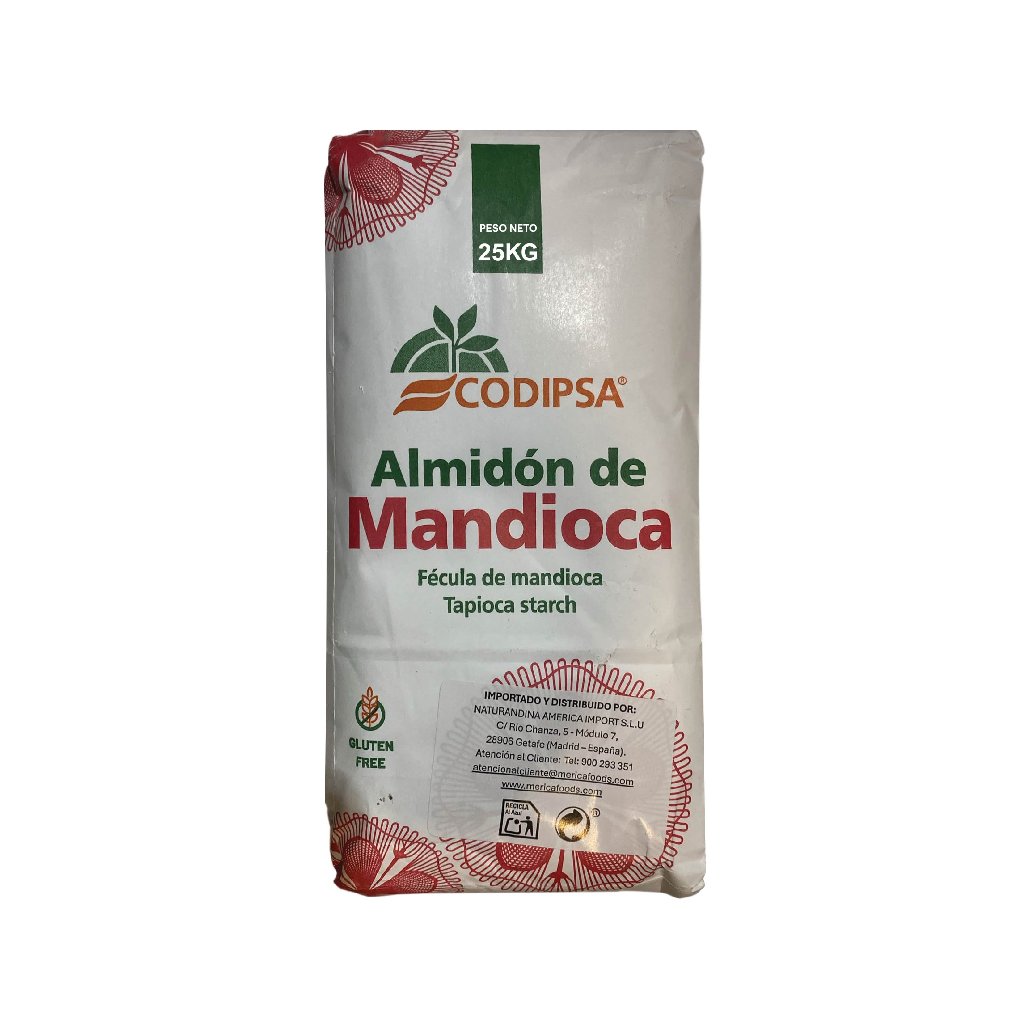 ALMIDON DE MANDIOCA CODIPSA 25KG DULCE