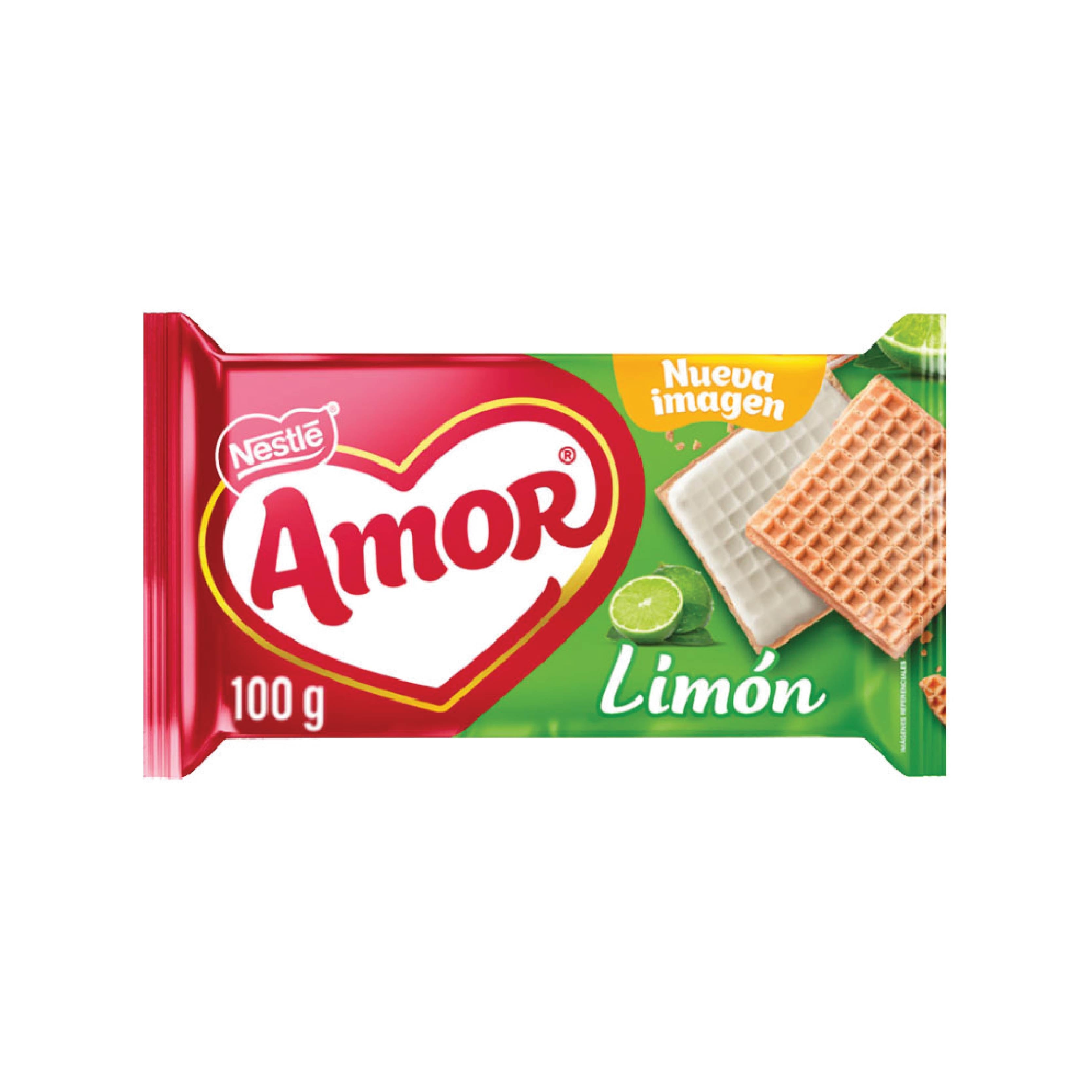 AMOR WAFER LIMON 100G