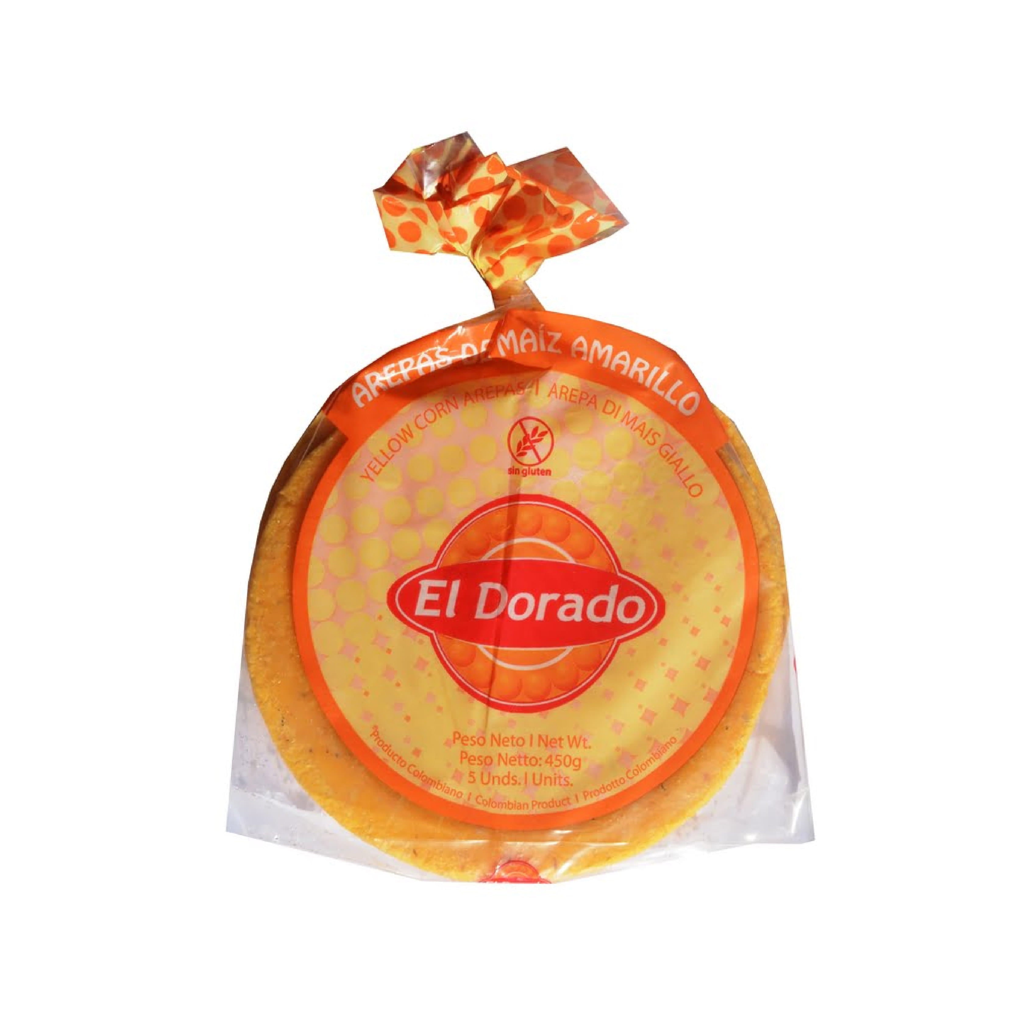AREPA AMARILLA EL DORADO 450G 24UNI