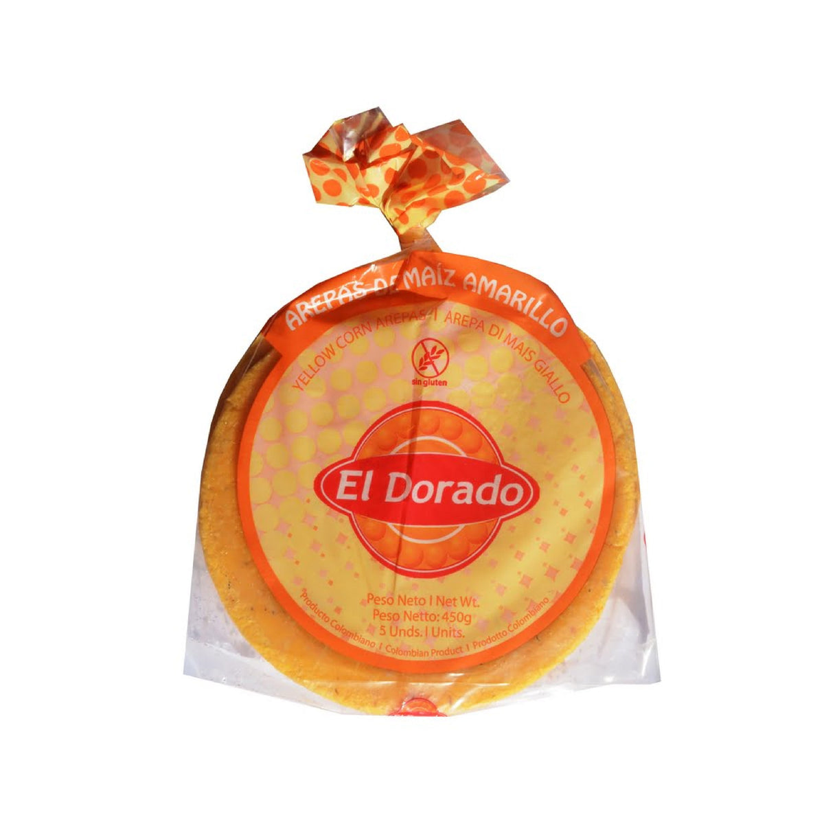 AREPA AMARILLA EL DORADO 450G 24UNI