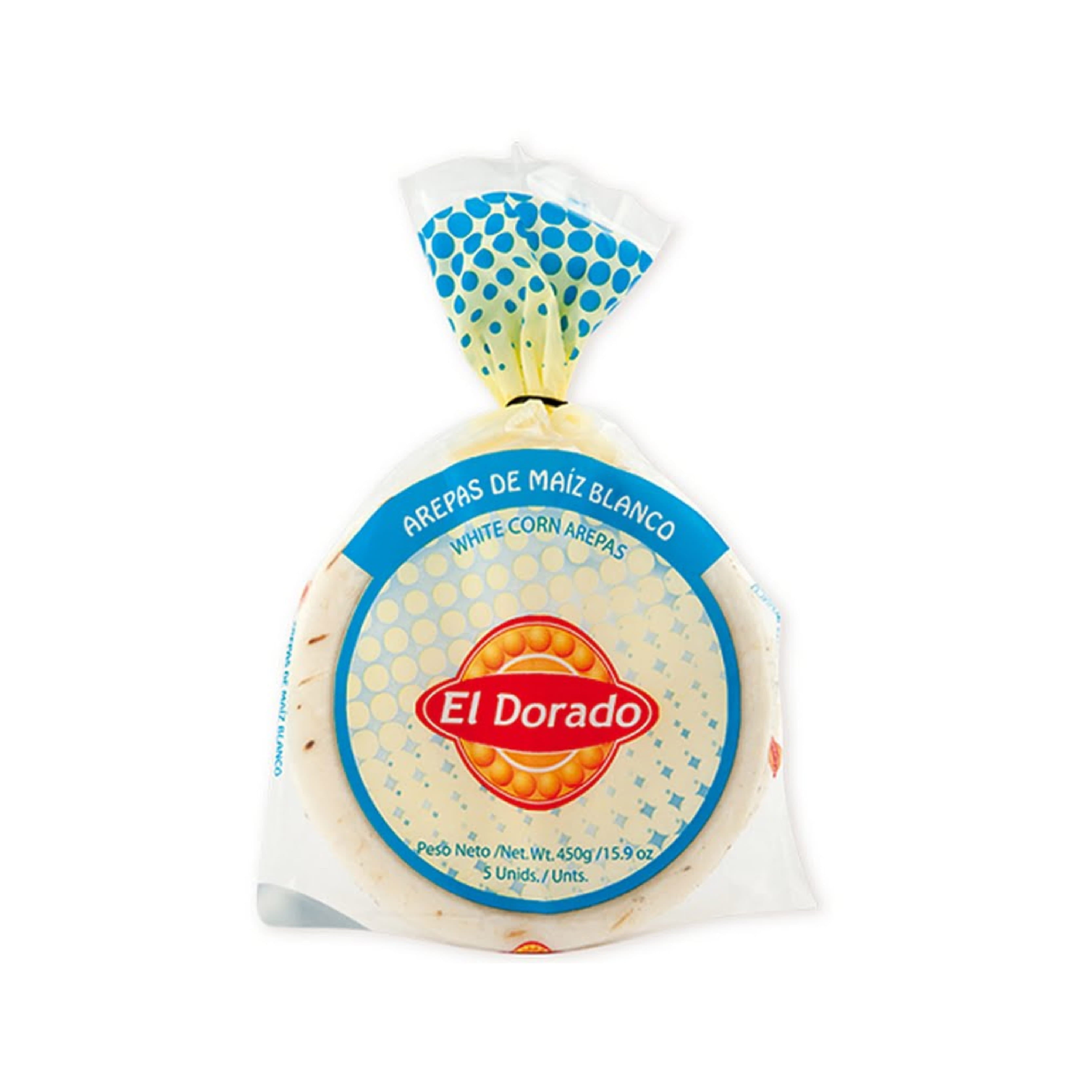 AREPA BLANCA EL DORADO 450G 24 UNI
