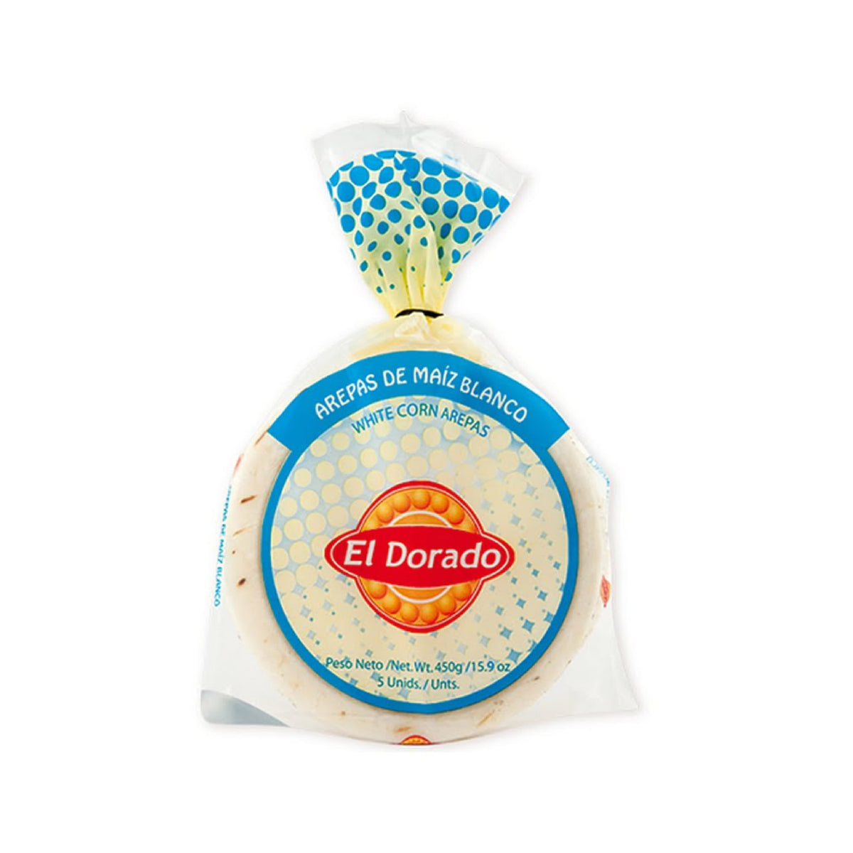 AREPA BLANCA EL DORADO 450G 24 UNI