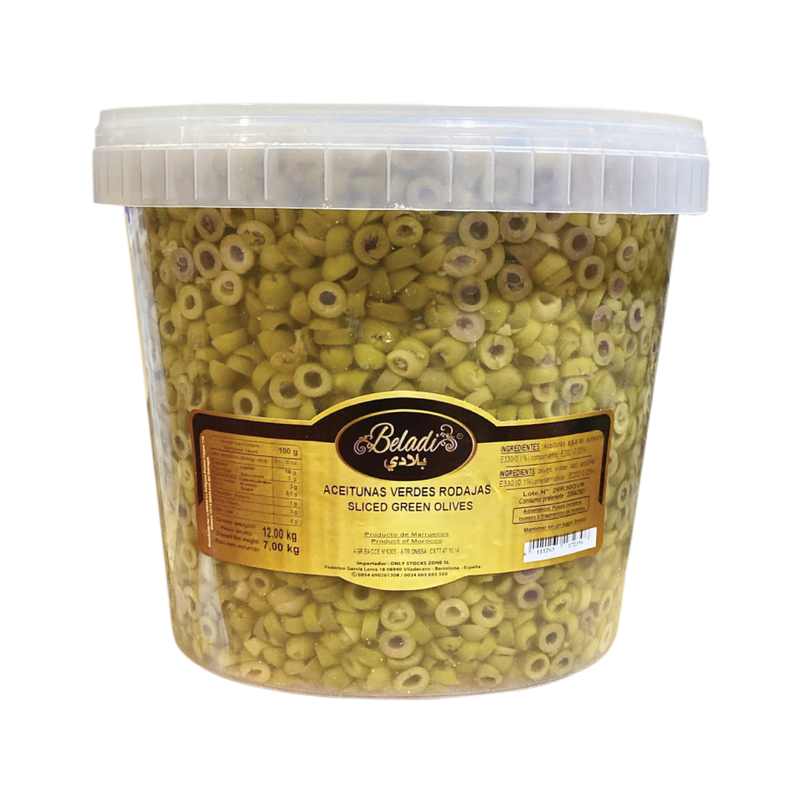 OLIVAS RODAJAS 7KG
