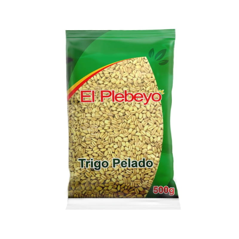 TRIGO PELADO 500G EL PLEBEYO